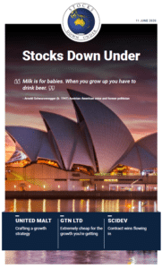 Stocks Down Under 11 June 2020: United Malts, GTN Ltd, SciDev 2