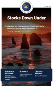 Stocks Down Under 18 June 2020: Fletcher Building Novonix Jervois Mining 2