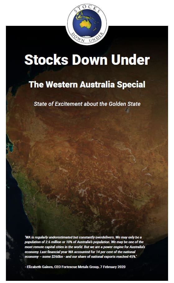 Investing in Western Australia - A Special Report 1