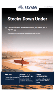 Stocks Down Under 13 August 2020: Amcor, Lifestyle Communities, Base Resources 2