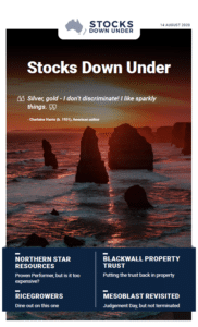 Stocks Down Under 14 August 2020: Northern Star Resources, Mesoblast, Blackwall, Ricegrowers 2