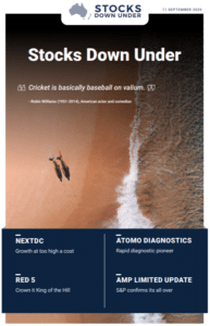 Stocks Down Under 11 September 2020: NextDC, Red 5, Atomo Diagnostics, AMP Limited Update 2