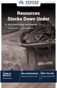 Resources Stocks Down Under: Aurelia Metals, Oklo Resources, Deep Yellow