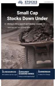 Resources Stocks Down Under: EQ Resources, Burgundy Diamond Mines, Bannerman