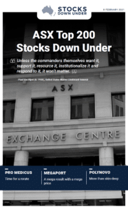 ASX Top 200 Stocks Down Under: Pro Medicus, Megaport, Polynovo