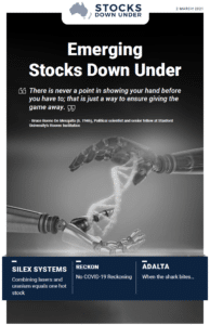 Emerging Stocks Down Under: Silex Systems, Reckon, Adalta