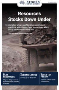 Resources Stocks Down Under: Peak Resources, Agrimin Limited, Blue Star Helium