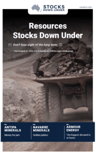 Resources Stocks Down Under: Antipa Minerals, Navarre Minerals, Armour Energy