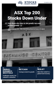 ASX Top 200 Stocks Down Under: Unibail-Rodamco-Westfield, Metcash, Webjet
