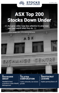 ASX Top 200 Stocks Down Under: Macquarie Group, Telstra Corporation, Aristocrat Leisure