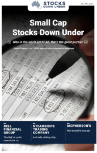 Small Cap Stocks Down Under: Bell Financial Group, Steamships Trading Company, McPherson's