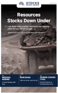 Resources Stocks Down Under: Medusa Mining, Iron Road, Bowen Coking Coal