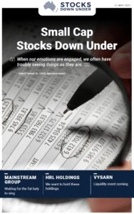 Small Cap Stocks Down Under: Mainstream Group, HRL Holdings, Vysarn
