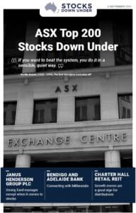 ASX Top 200 Stocks Down Under: Janus Henderson Group Plc, Bendigo and Adelaide Bank, Charter Hall Retial REIT