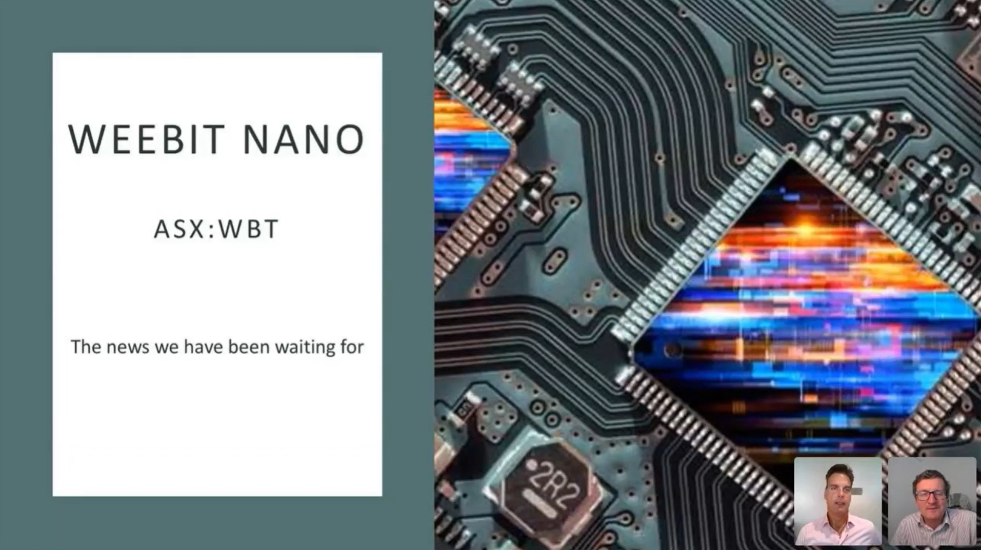 Investor Webinar 1 September 2021