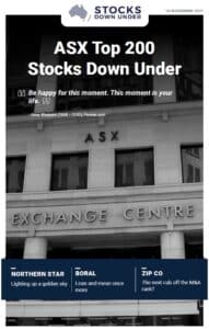 ASX Top 200 Stocks Down Under 15 November 2021: Northern Star, Boral, Zip Co 2