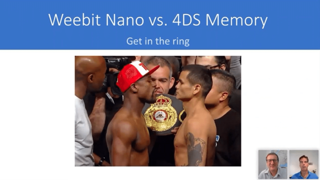Weebit Nano versus 4DS Memory