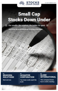 Small Cap Stocks Down Under