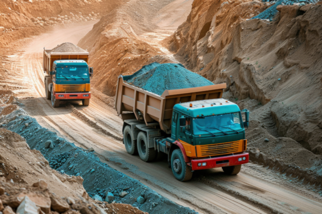 battery-electric haul trucks