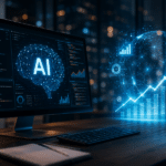 Palantir PLTR falling while Nvidia NVDA rises in the AI software to hardware rotation, July 2026