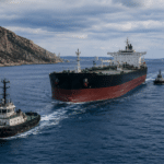 Oil tankers in the Strait of Hormuz after Trump's 20% cargo toll, July 2026