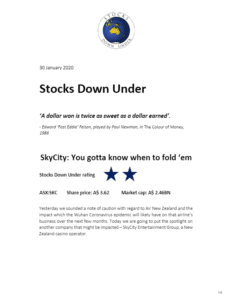 Stocks Down Under edition 30 01 2020 1