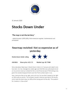 Stocks Down Under edition 31 01 2020 2