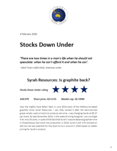 Stocks Down Under edition 6 2 2020 2