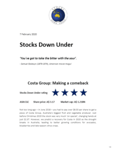 Stocks Down Under edition 7 2 2020 2