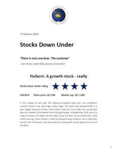 Stocks Down Under edition 17 2 2020 2