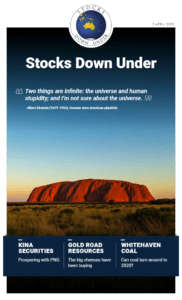 Stocks Down Under 2 April 2020: Kina Securities, Gold Road Resources, Whitehaven Coal 1
