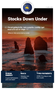 Stocks Down Under 17 April 2020: Byron Energy, MACA, Tyro Payments 2
