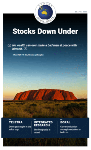 Stocks Down Under 20 April 2020: Telstra, Integrated Research, Boral 2