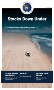 Stocks Down Under 14 May 2020: Seven Group Holdings, Webjet, Shaver Shop 2