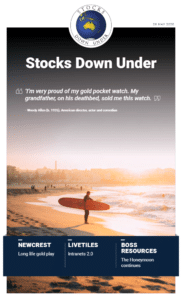 Stocks Down Under 26 May 2020: Newcrest Mining, LiveTiles, Boss Resources 2