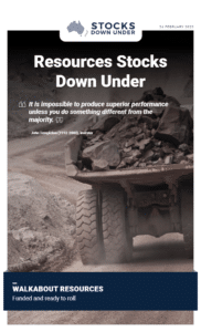 Resources Stocks Down Under 24 February 2022: Walkabout Resources (ASX:WKT) 2
