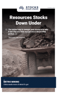 Resources Stocks Down Under 3 March 2022: Metro Mining (ASX:MMI) 2