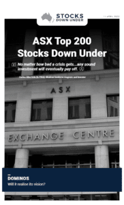 ASX Top 200 Stocks Down Under 11 April 2022: Dominos (ASX: DMP) 1