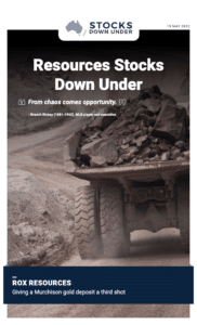 Resources Stocks Down Under 19 May 2022: Rox Resources (ASX:RXL) 2