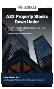 Property Stocks Down Under 11 May 2022: 360 Capital REIT (ASX:TOT) 1