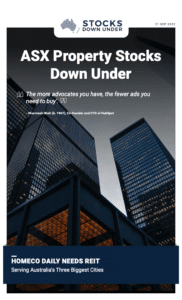 Property Stocks Down Under 21 September 2022: HomeCo Daily Needs REIT (ASX:HDN) 1