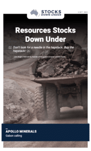 Resources Stocks Down Under 6 October 2022: Apollo Minerals (ASX:AON) 2