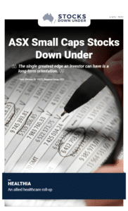 Small Cap Stocks Down Under 4 November 2022: Healthia (ASX:HLA) 1