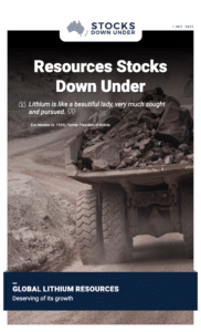 Resources Stocks Down Under 1 December 2022: Global Lithium Resources (ASX:GL1) 1