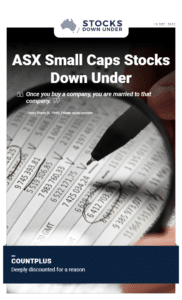 Small Cap Stocks Down Under 16 December 2022: CountPlus (ASX:CUP) 1