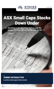 Small Cap Stocks Down Under 6 January 2022: Jumbo Interactive (ASX:JIN) 1