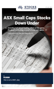 Small Cap Stocks Down Under 27 January 2023: Humm (ASX:HUM) 1